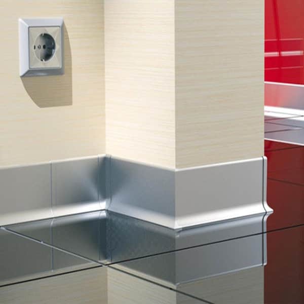 Silver Aluminium Skirting Dubai