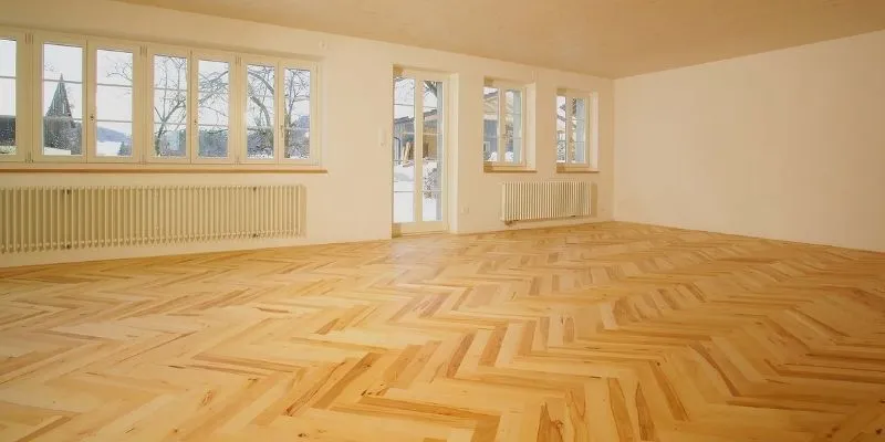 Texture of Laminate Parquet Flooring