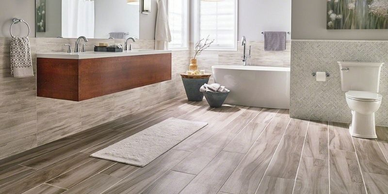 Durable Bathroom Hardwood Flooring