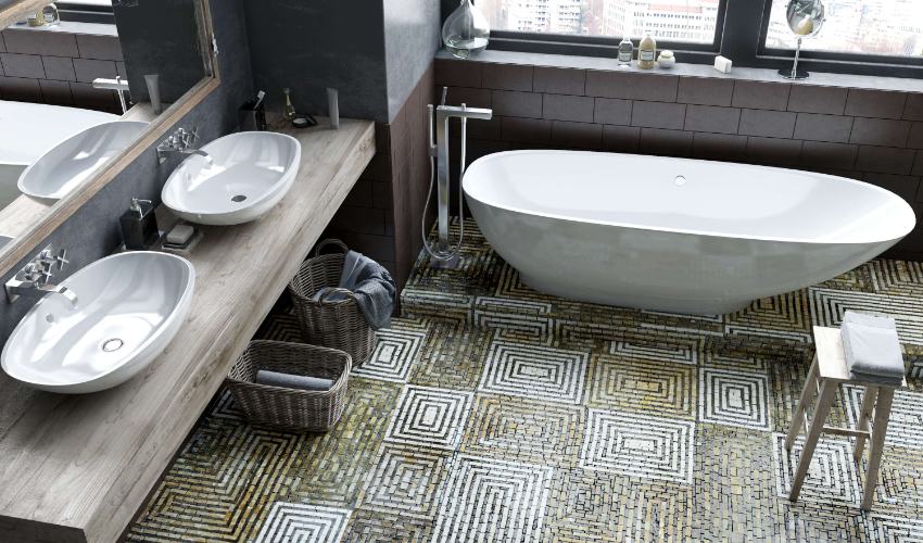 Mosaic Tile Flooring Comes Up With A High Price Tag
