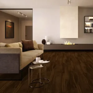 Dark paduak spc flooring