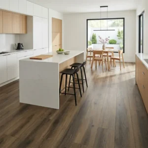 Brussels Plank SPC Flooring Install in dinging Area