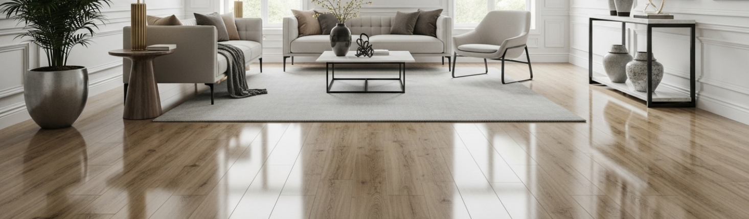 After spc flooring installation and surface condition dubai