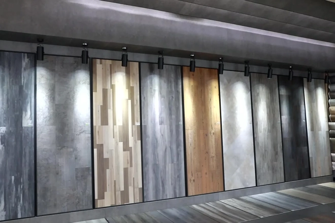 LVT Flooring Sample Display