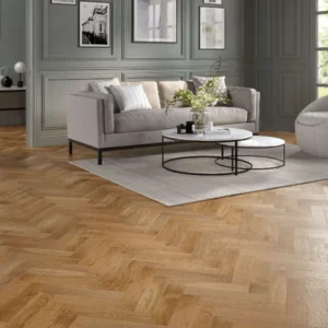 Driftwood Oak Herringbone Parquet Flooring