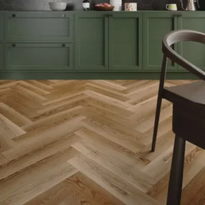 Golden Oak Herringbone flooring