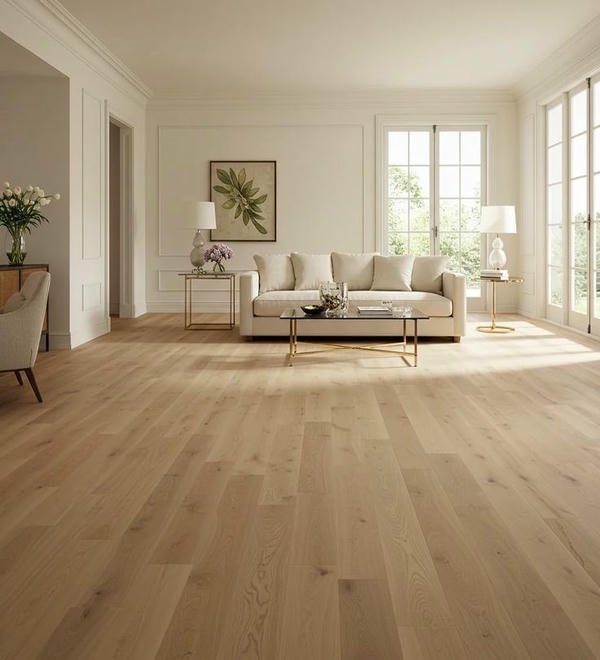 Dubai home with wood flooring