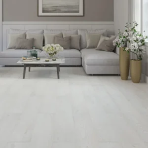 Vista Cotton Oak 8mm Laminate flooring in living room