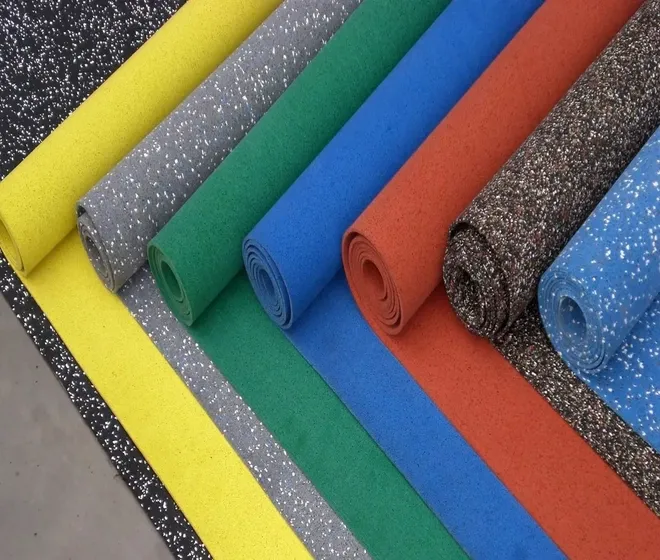 Custom Design and color epdm flooring