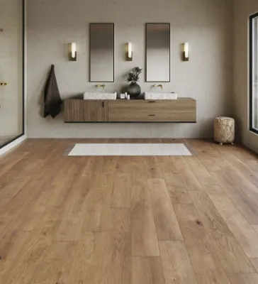 Laminate flooring installation project in Dubai