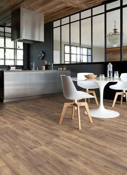 pvc flooring Dubai install in kitchen