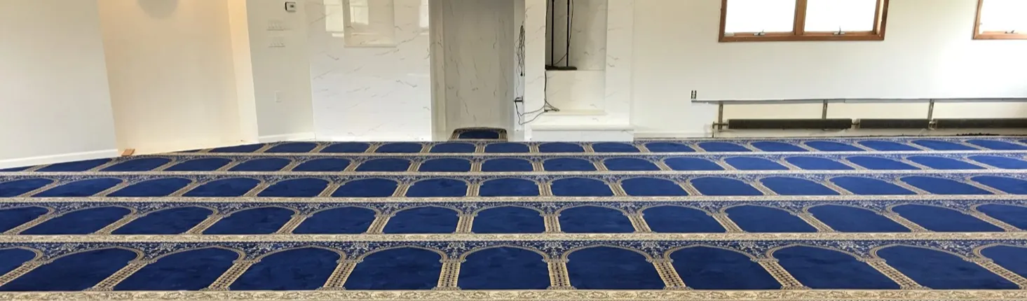 After Mosque carpet Installation