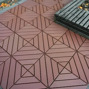 PVC Decking Tiles 44pcs Interlocking