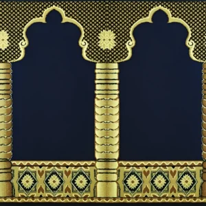 Rowda Mosque Carpet Blue