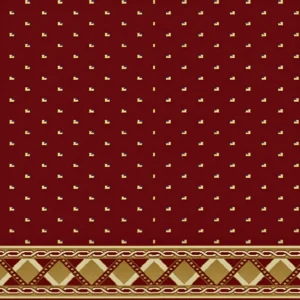 Shams OW Plain Red Mosque Carpet