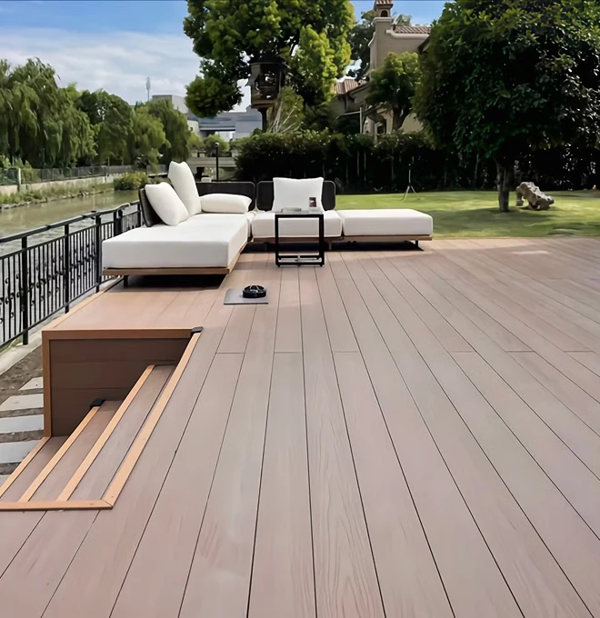 WPC Wood Deck flooring for Outdoor space in Dubai