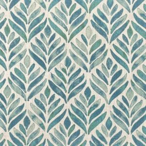 Watercolour Leaves Upholstery Fabric