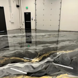 metallic epoxy flooring
