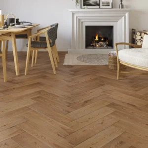 Burnt Engineered Oak Click Flooring