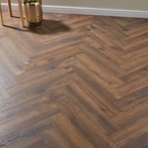 Espresso Oak Herringbone Luxury Flooring