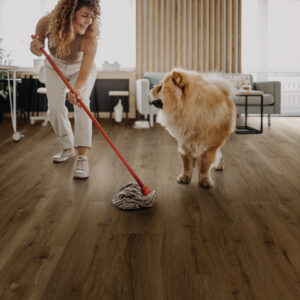 Hillside Hickory Chestnut Vinyl Tile Flooring