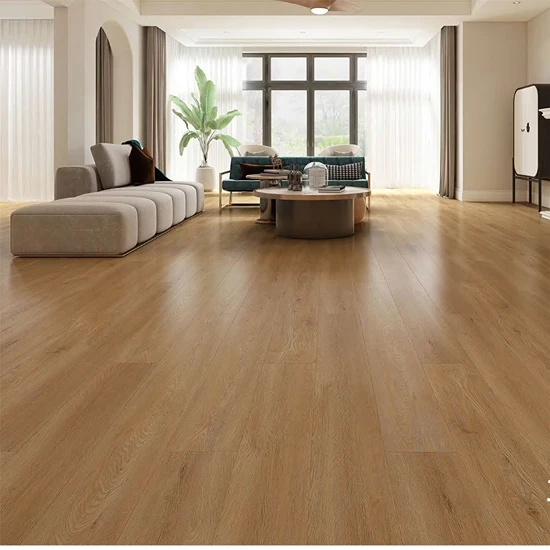 SPC Wood Flooring install in Dubai Villa