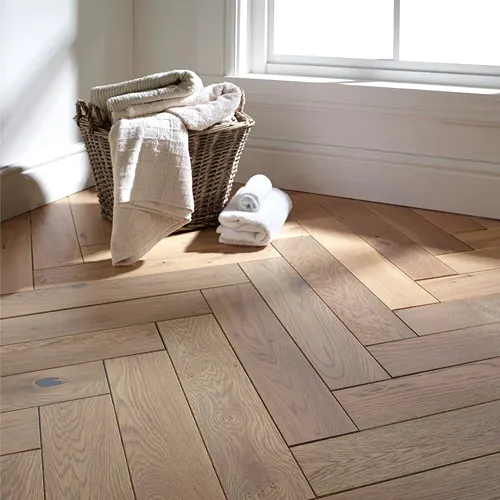 Brushed Finish Engineered Wood Flooring