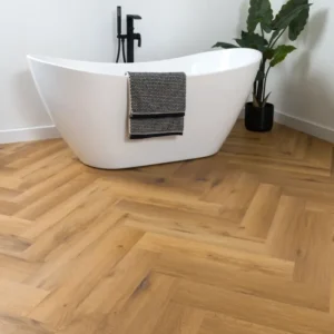 Classic Oak Herringbone LVT Flooring