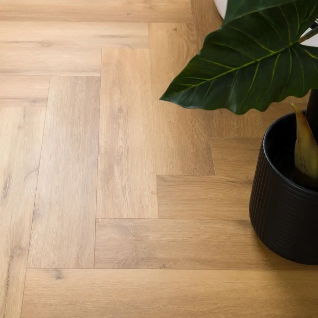 Classic Oak Herringbone LVT Flooring