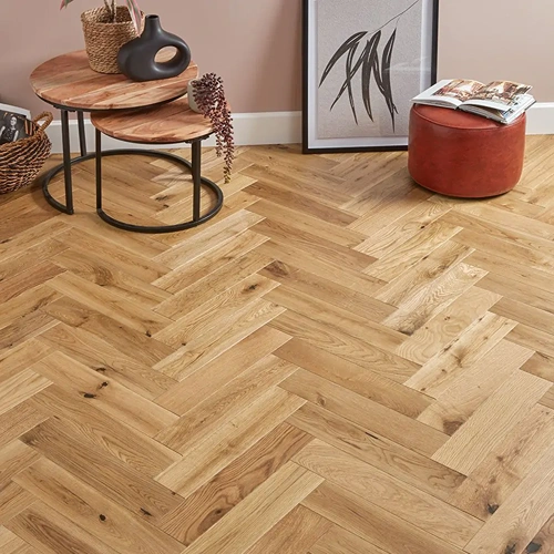 Farmhouse Natural Herringbone Oak