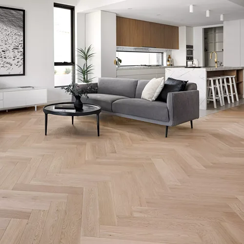 Herringbone Pattern Wood Flooring
