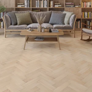 Biscuit Herringbone Flooring