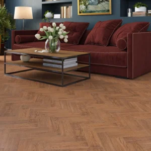 Caramel Herringbone Flooring