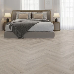Greige Herringbone Flooring