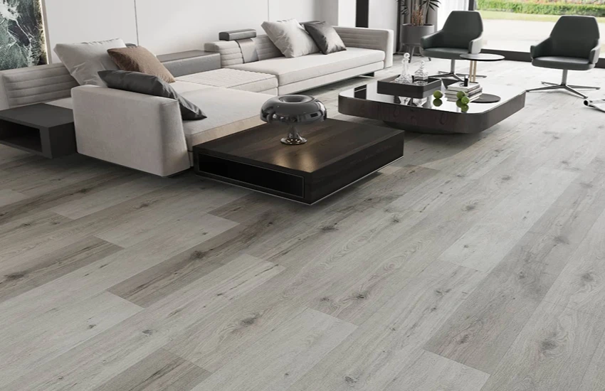 Vinyl Flooring install in living room