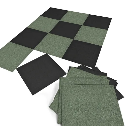 Almeria Black Carpet Tile Floorings