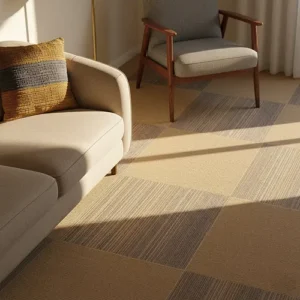 Almeria Irregular Brown Striped Tiles