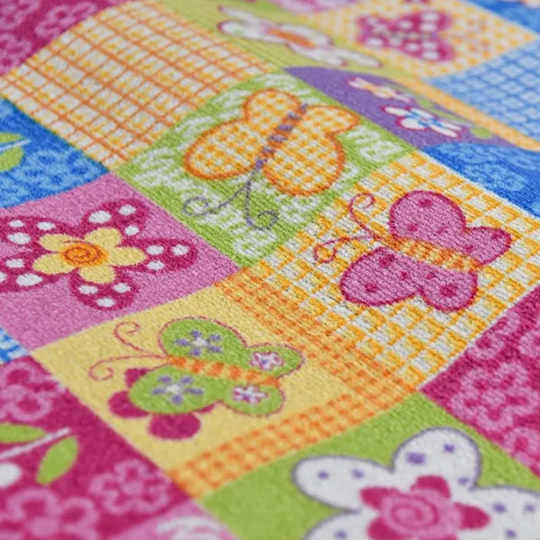 Butterfly Kids Patterned Wall To Wall Carpet