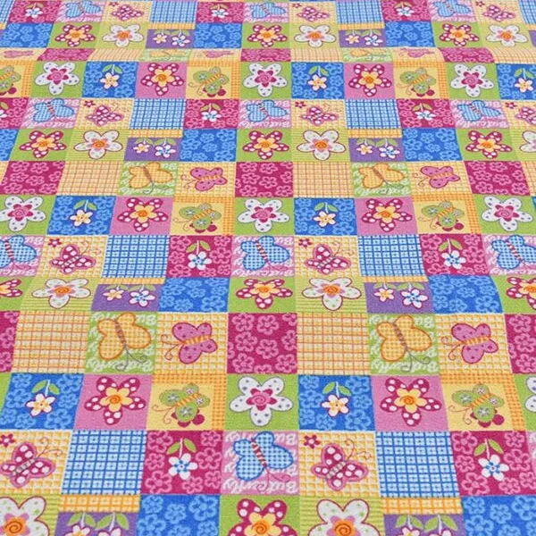 Butterfly Kids Patterned Wall To Wall Carpets