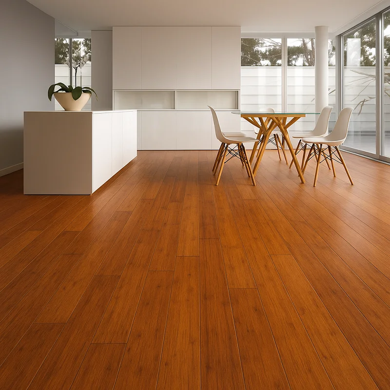 Bamboo Flooring install in Dubai Villa