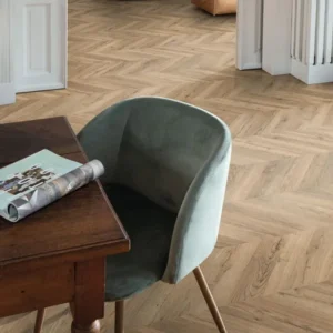 EGGER Dark Rillington Oak Chevron Laminate Flooring