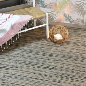 Linear Spirit Solution Dyed Polyamide Carpet-Tiles