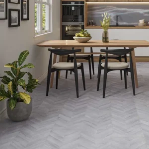 Manor Newham Oak 8mm Chevron Laminate Flooring