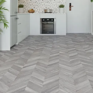 Manor Steele Oak 8mm Chevron Laminate Flooring