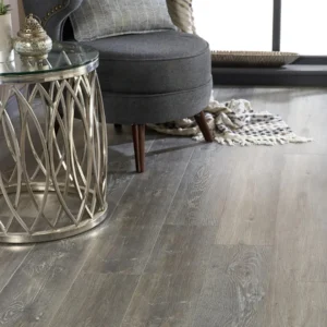 Mid Grey Straight Click SPC Flooring