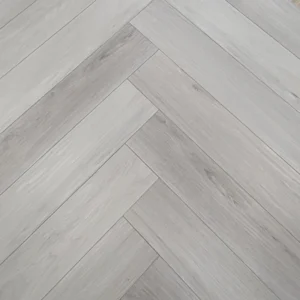 Pebble Grey Oak Herringbone SPC Flooring