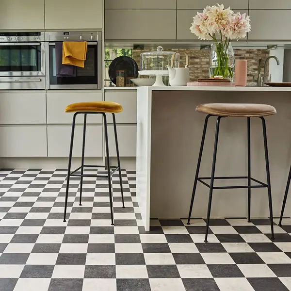 Vinyl Flooring Install in Kitchen