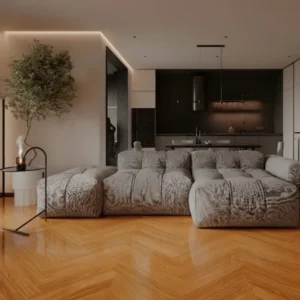 champagne-bamboo-uniclic-herringbone
