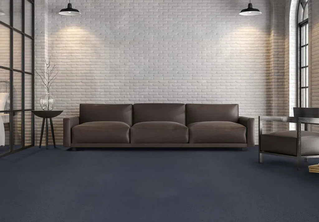 Wall to wall carpet flooring installation project in Dubai
