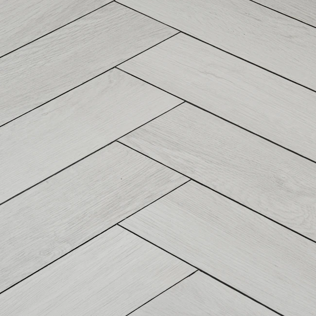 Alpine White Oak Herringbone SPC Click Flooring 6.5mm